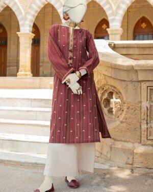 J0036
Junaid Jamshed Embroidered Top