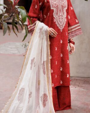 JA022
Almirah Maroon Cotton Dobby 3 Piece