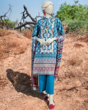 JJ22 Junaid Jamshed 3Pc Stitched Suit