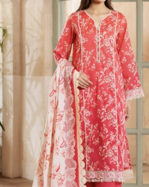 MP1 MAUSUMMERY 3Pc Unstitched Printed Lawn