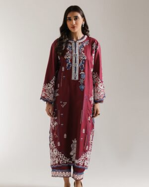 *ET66 Ethnc 2Pc Stitched Embroidered Suit.