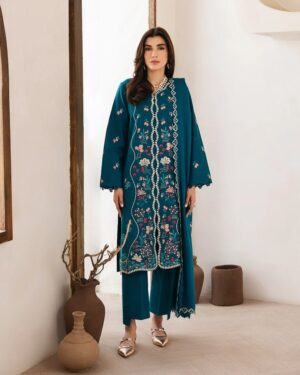 RP1 3Pc Stitched Embroidered Suit.