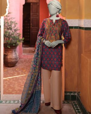 JJL37 Junaid Jamshed 2Pc Unstitched Lawn