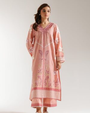 ET22 Ethnc Stitched Embroidered Suit