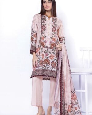 KL1 Khaadi Lawn 3Pc Printed Unstitched Suit