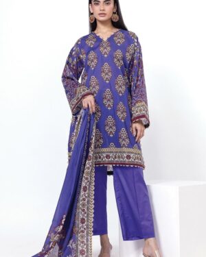KL1 Khaadi Lawn 3Pc Unstitched Suit
