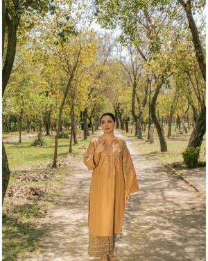 UG1 3Pc Stitched Embroidered Lawn Suit