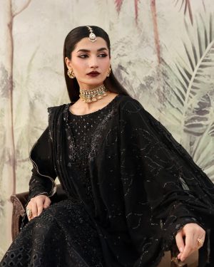 ED1 3Pc Unstitched Embroidered Suit