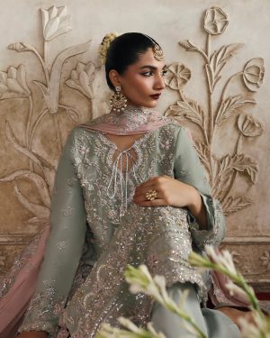 ED1 3Pc Unstitched Embroidered Suit