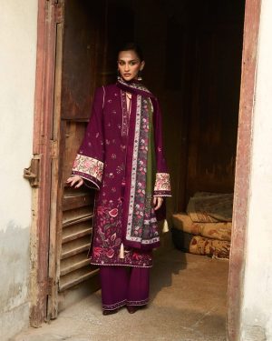 JGK1 Jugnu Lahore 3Pc Unstitched Karandi Suit